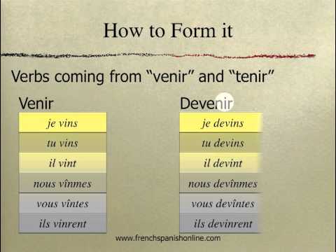 How To Form The Past Infinitive In French