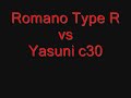 Romano Type R  vs yasuni c30 (aerox)Test dyno bankuitdraai