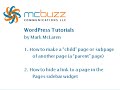 WORDPRESS TUTORIAL - How to Make a