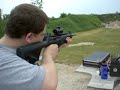 Me shooting a Beretta storm 9mm rifle.