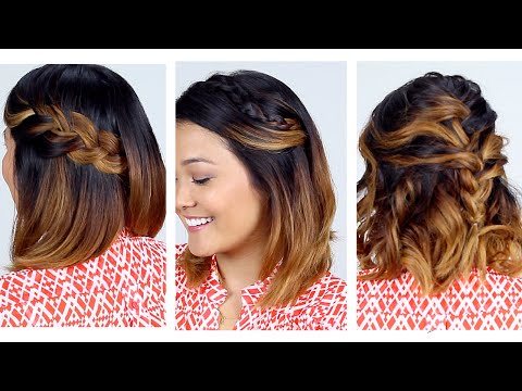 how to easy hairstyles for short hair