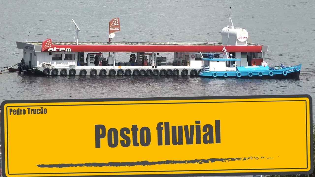 Posto fluvial no Norte do Brasil