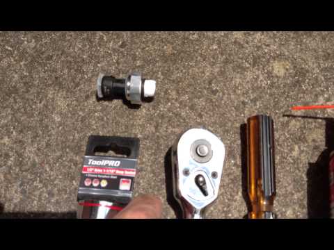 how to change oil pressure switch vz commodore