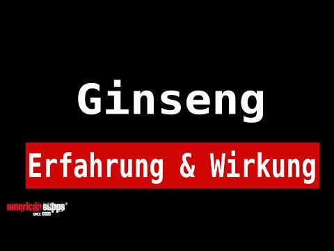 GINSENG (PANAX GINSENG) Wirkung - Anwendung - Erfahrungen | AMERICAN-SUPPS.COM