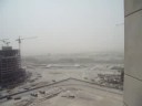 Pouring Concrete behind South Ridge, Dubai