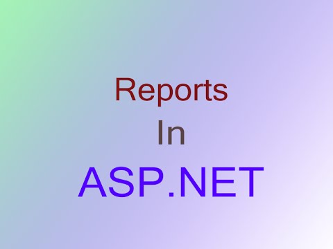 Make Reports in ASP.NET using Report viewer