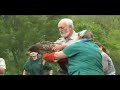 Bald eagle release on Lake Monroe