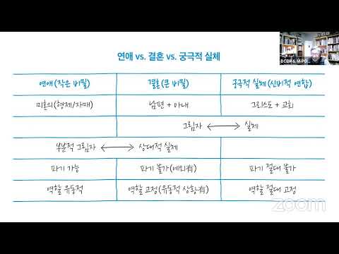 "연애신학" 권율목사 (피에타스 사역…