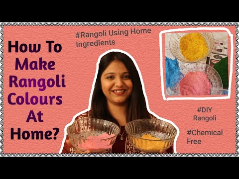 video-linktoworks-How To Make Rangoli Colours At home? | DIY Rangoli | 3...