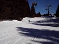 Regis slide au ski