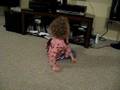 sammy doing her stretches