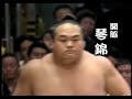 琴錦の天皇賜杯