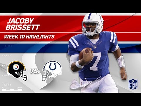 Video: Jacoby Brissett's 2 TD Game vs. Pittsburgh! | Steelers vs. Colts | Wk 10 Player Highlights