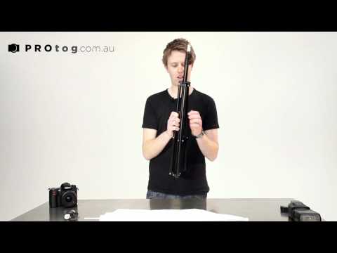 how to attach umbrella to tripod