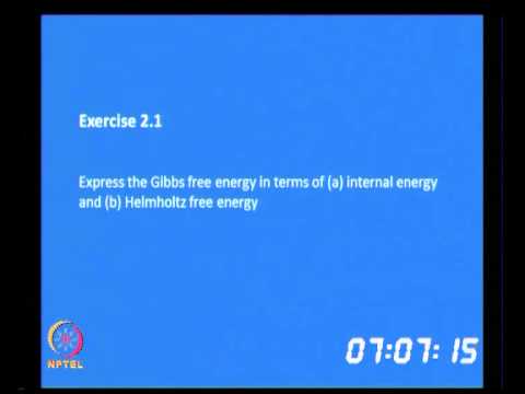 Mod-02 Lec-02 Need for Analysis Additional Thermodynamic Functions State and Path Variables