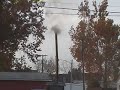Black Smoke Outdoor Wood Boiler/Furnace (OWB) Polluting Black Smoke Outdoor Wood Boiler/Furnace (OWB) Polluting