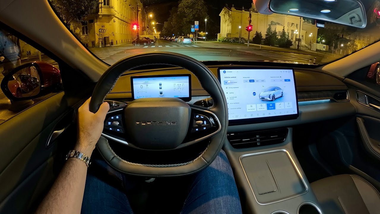 New FORTHING S7 REEV 2026 (Europe) - NIGHT POV test drive (PURE DRIVING)
