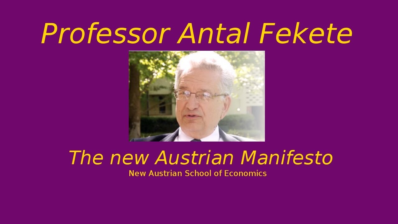 Part 16 - Antal Fekete - Lease Rates & Interest Rates - The Competition Begins I