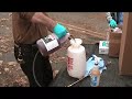 Taginator graffiti removal off of stone in Wilmington, DE. USA