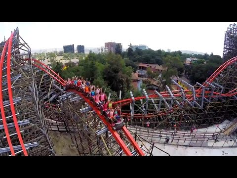Awesome Medusa Steel Roller Coaster Promo Video POV Shots Six Flags Mexico
