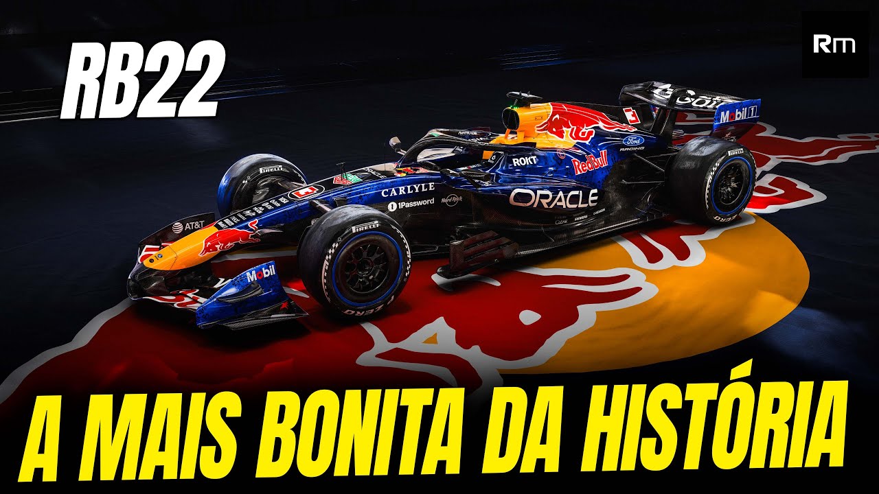 RED BULL RB22 - A RED BULL MAIS BONITA JÁ FEITA! RACING BULLS TAMBÉM APRESENTADA #formula1