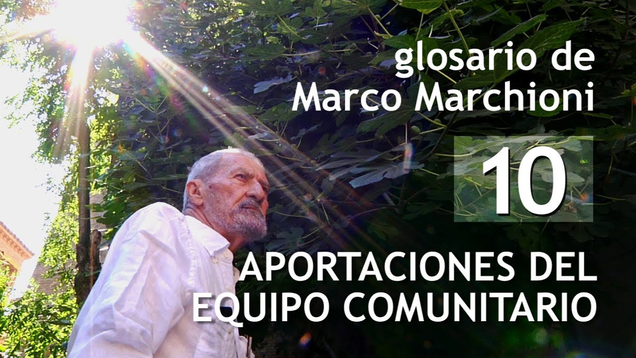 Glosario de Marco Marchioni 10: Aportaciones del equipo comunitario
