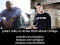 Jabari talks to Asher Roth about College Jabari talks to Asher Roth about College