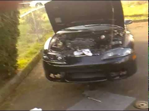 Mitsubishi Eclipse 1996 how to replace rear seal