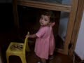 Liz Alejandra Allais con su silla Liz Alejandra Allais con su silla