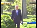 Cheney caught lurking in the bushes Cheney caught lurking in the bushes