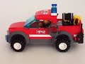 Modified LEGO 7942 Fire 4WD