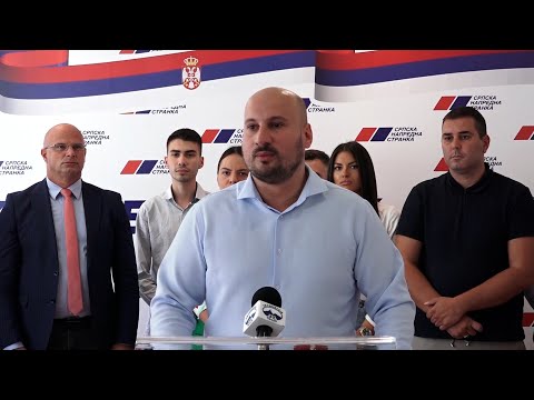 У ГРАДСKОМ ОДБОРУ СРПСKЕ НАПРЕДНЕ СТРАНKЕ У ЧАЧKУ ОДРЖАНА KОНФЕРЕНЦИЈА ЗА НОВИНАРЕ