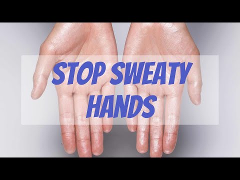 how to control sweaty hands