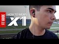 MEE audio X1 earphone fit guide