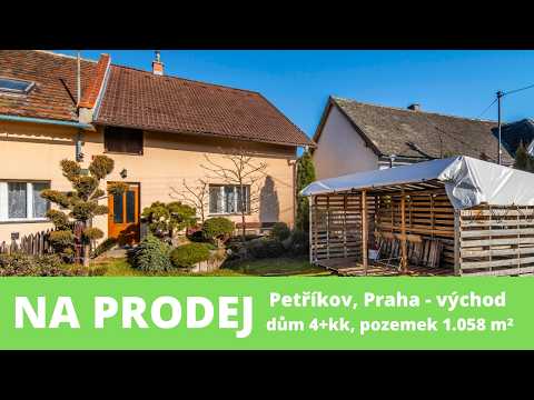 Video Rodinný dům s velkým pozemkem 1 058 m² – Petříkov