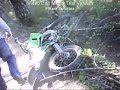 Crashing my kdx 200 at Brown's Camp
