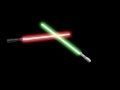 Lightsaber duel in Blender