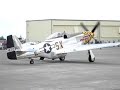P-47 Thunderbolt and P-51 Mustang taxi