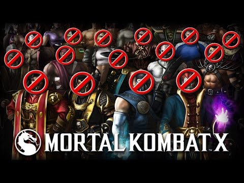 Mortal Kombat X: 15 Characters That Should Not Be In MKX!