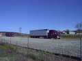 trucks rolling by on I-80