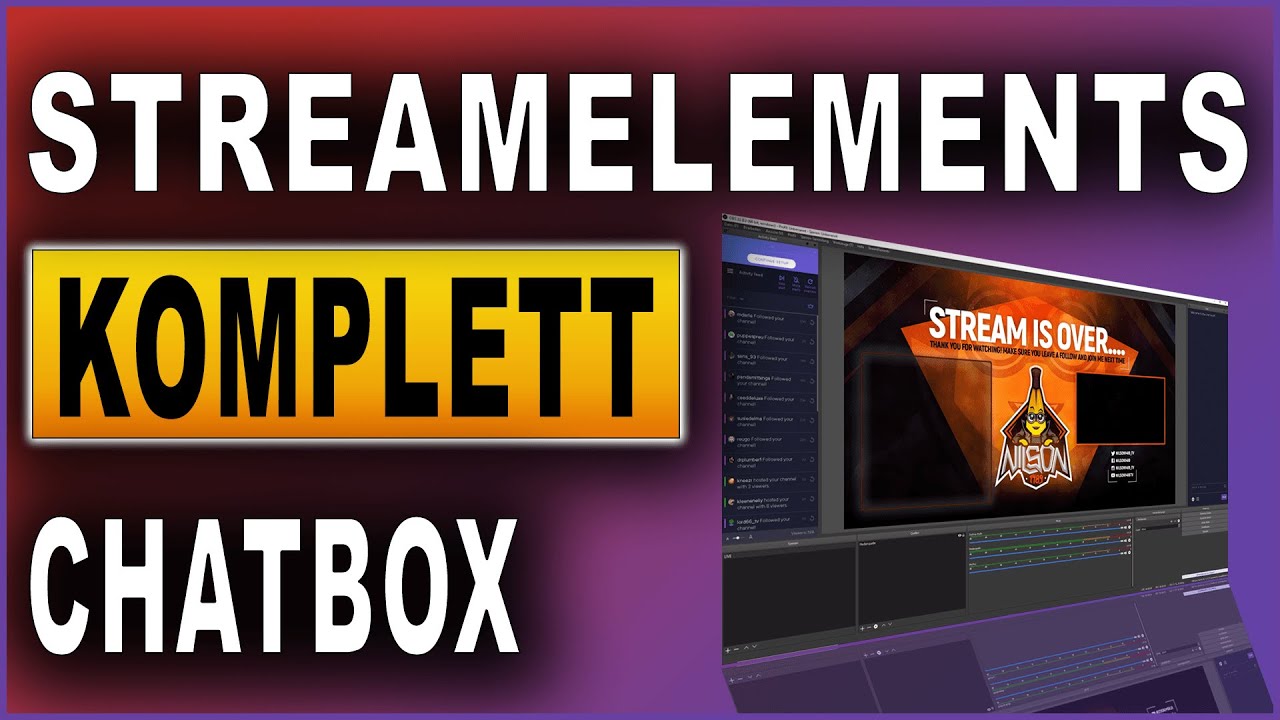 StreamElements Komplettkurs 2021: #08 Overlay - Chatbox
