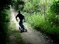 Best mates first time on a mountain board Best mates first time on a mountain board