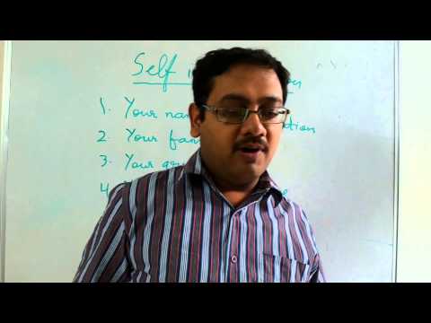 how to give self introduction in interview