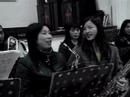 Rehearses