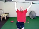 Offset Overhead Lunge