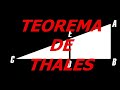 teorema de thales