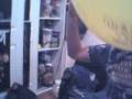 Part 2 Me popping the yellow balloon over my head!