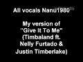 'Give it to me' - cover 'Give it to me' - cover