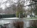 Blick aus dem Fenster - Schnee