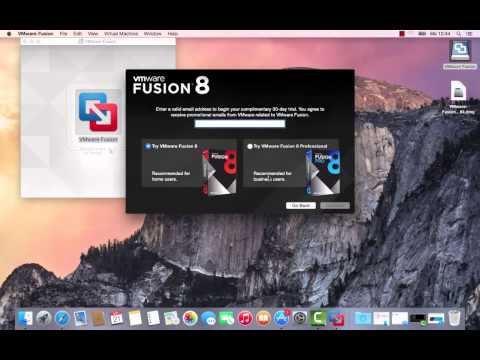 How to install vmware fusion 8 on a mac